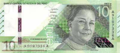 Peru - 10  Soles (#196_UNC)