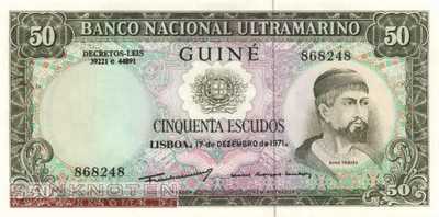 Portuguese Guinea - 50  Escudos (#044a-U1_UNC)