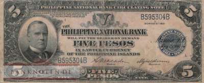 Philippinen - 5  Pesos (#053a_VG)