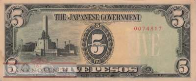 Philippinen - 5  Pesos (#110a_VF)