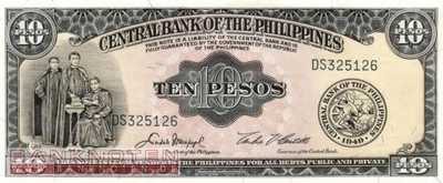 Philippines - 10  Pesos (#136e_UNC)