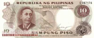 Philippinen - 10  Piso (#144a_UNC)