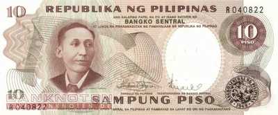 Philippines - 10  Piso (#144b_UNC)