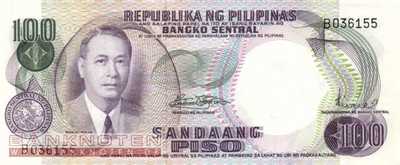 Philippinen - 100  Piso (#147b_UNC)