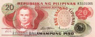 Philippines - 20  Piso (#162a_UNC)