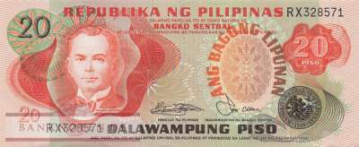 Philippinen - 20  Piso (#162b_VF)