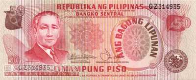 Philippines - 50  Piso (#163b_UNC)