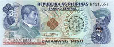 Philippines - 2  Piso (#166a_UNC)
