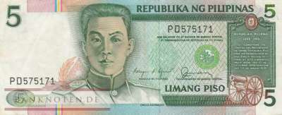 Philippinen - 5  Piso (#168b_VF)