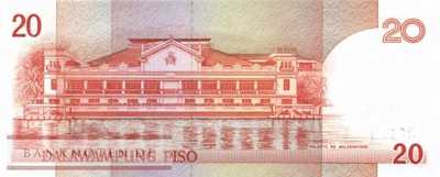 Philippines - 20  Piso (#170b_UNC)
