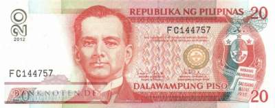 Philippines - 20  Piso (#182k-12_UNC)