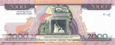 Philippinen - 2.000  Piso (#189c_UNC)