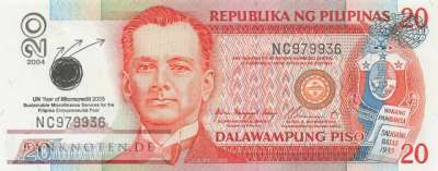 Philippinen - 20  Piso (#198A_UNC)