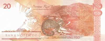 Philippinen - 20  Piso (#206a-10_UNC)