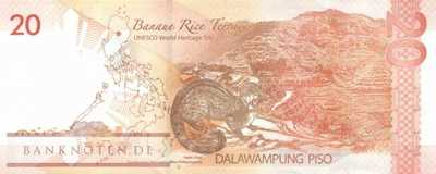 Philippinen - 20  Piso (#206a-13_UNC)