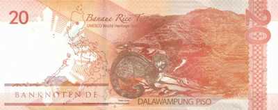 Philippinen - 20  Piso (#206a-15_UNC)