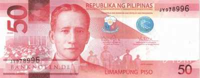 Philippines - 50  Piso (#207h_UNC)