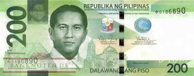 Philippinen - 200  Piso - Ersatzbanknote (#209dR_UNC)