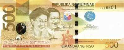 Philippines - 500  Piso (#210a_UNC)
