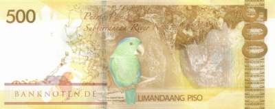 Philippinen - 500  Piso (#210o_UNC)