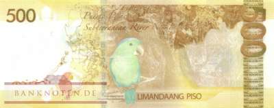 Philippinen - 500  Piso (#210v_UNC)