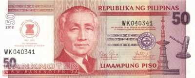 Philippinen - 50  Piso - Gedenkbanknote ASEAN (#211A_UNC)