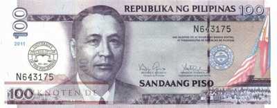Philippinen - 100  Piso - Gedenkbanknote College of Law (#212B_UNC)