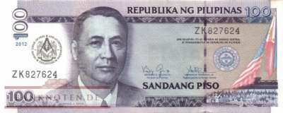 Philippinen - 100  Piso - Gedenkbanknote Grand Lodge (#213A_AU)