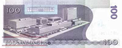 Philippines - 100  Piso - commemorative Wastong... (#218_UNC)