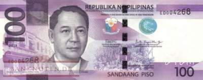 Philippinen - 100  Piso (#222d-19_UNC)