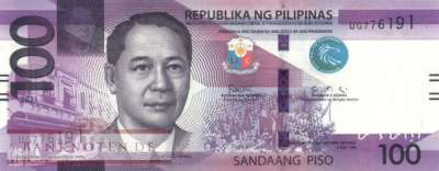 Philippinen - 100  Piso (#225-21_UNC)