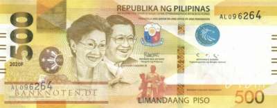 Philippines - 500  Piso (#227a_UNC)