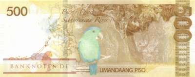 Philippinen - 500  Piso (#227b_UNC)