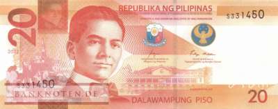 Philippinen - 20  Piso (#230-22_UNC)