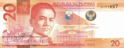 Philippinen - 20  Piso (#230-23_UNC)