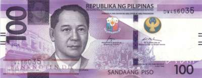 Philippinen - 100  Piso (#232A-24_UNC)
