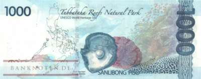 Philippinen - 1.000  Piso (#235-24_UNC)
