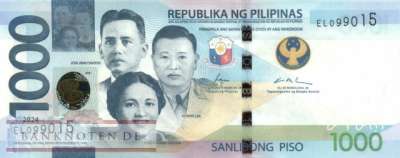 Philippinen - 1.000  Piso (#235-24_UNC)