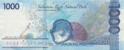Philippinen - 1.000  Piso (#235A-25_UNC)