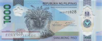 Philippinen - 1.000  Piso (#241-25_UNC)