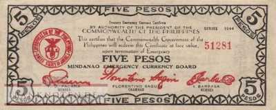 Philippinen - 5  Pesos (#S517b_F)