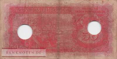 Portugiesisch Indien - 50  Rupias (#038C-1_VG)