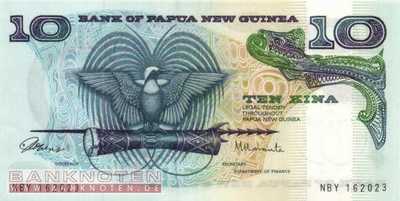 Papua Neuguinea - 10  Kina (#007_UNC)