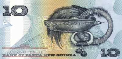 Papua Neuguinea - 10  Kina (#009b_UNC)