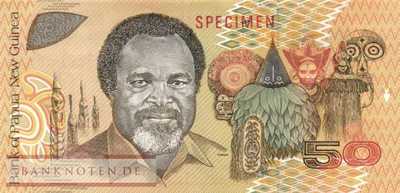 Papua New Guinea - 50  Kina - SPECIMEN (#011s_UNC)