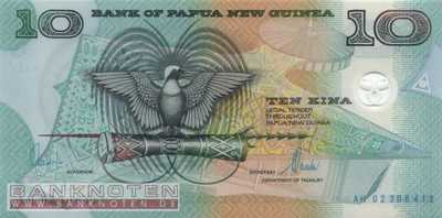 Papua New Guinea - 10  Kina (#026b_UNC)