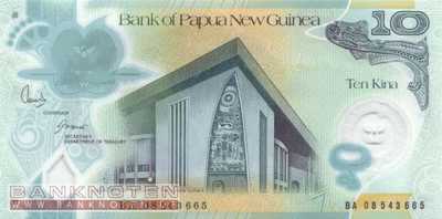 Papua New Guinea - 10  Kina (#030a_UNC)