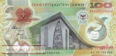 Papua New Guinea - 100  Kina - 40 year Bank of PNG (#046_UNC)