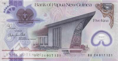 Papua Neuguinea - 5  Kina (#051d_UNC)