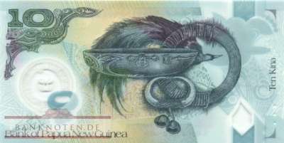 Papua Neuguinea - 10  Kina (#052b_UNC)